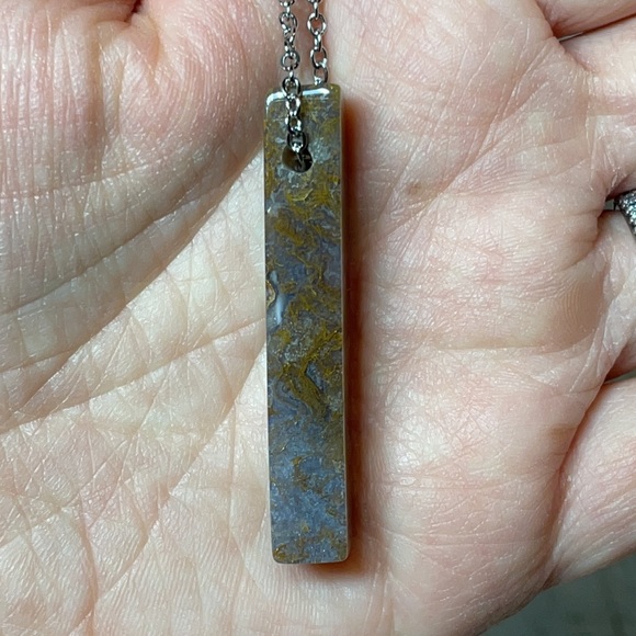 India Agate Necklace Crystal Healing Love Wealth - Picture 10 of 10